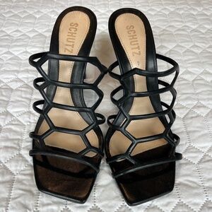 Schutz | Julianna Weekend Nappa Leather Sandal | Sz 8